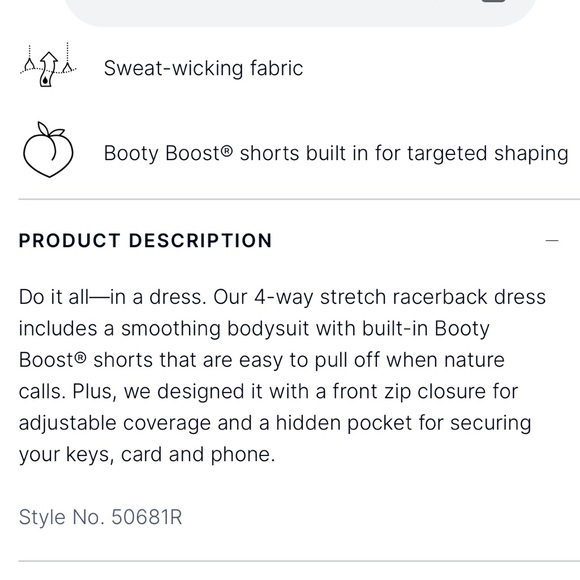 NWT Spanx Get Moving Athletic Dress - Picture 3 of 15